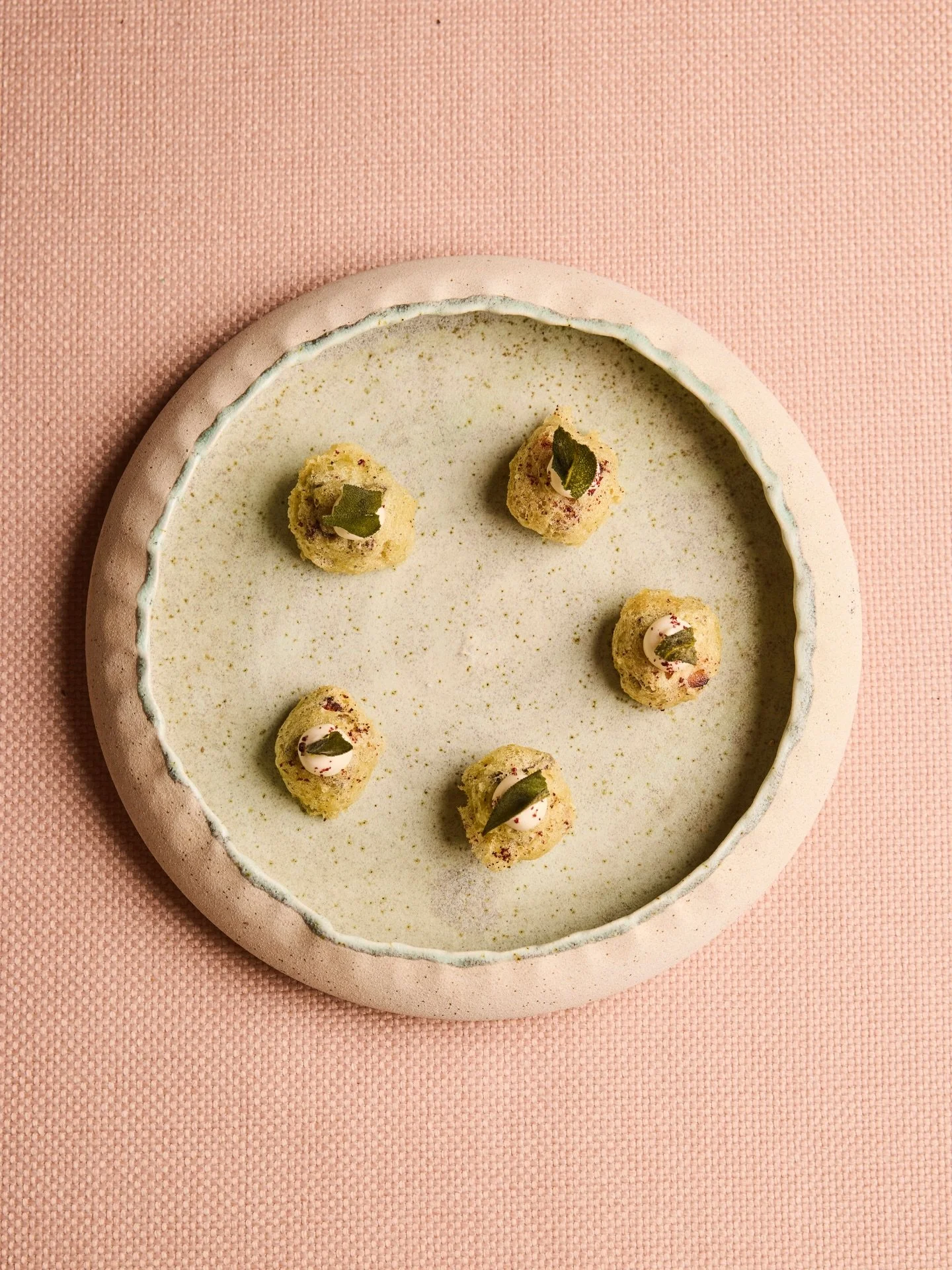 Canap&eacute;s shot for the wonderful @kalmkitchenltd 🤌🏻