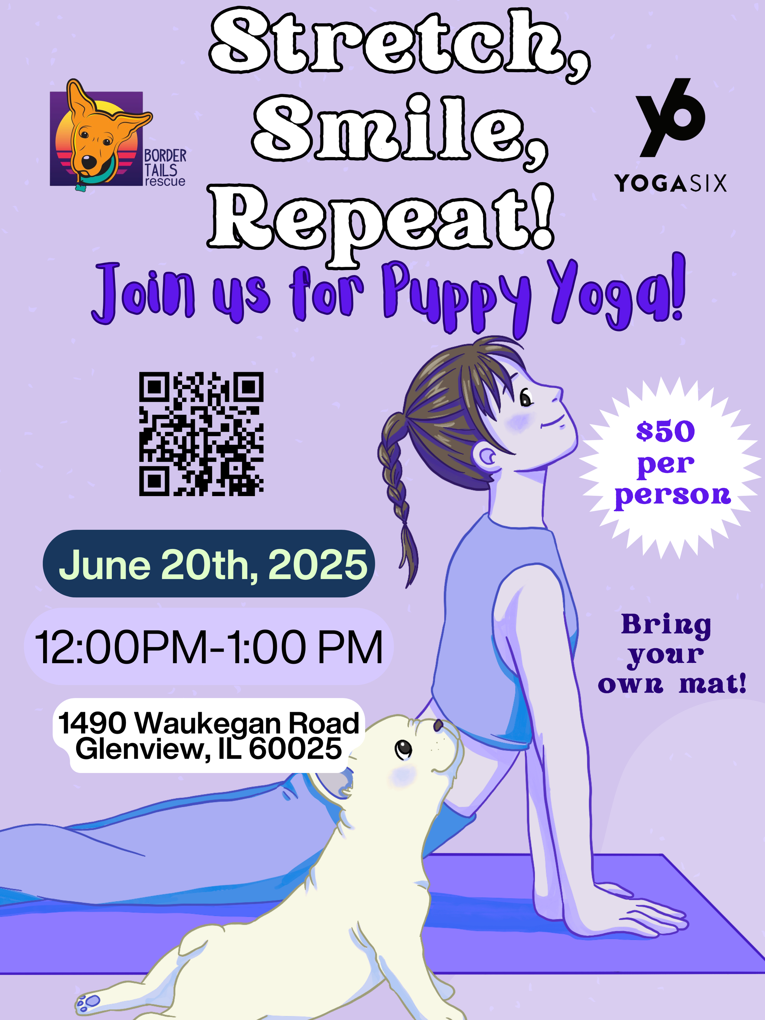 Yoga6 and Puppies