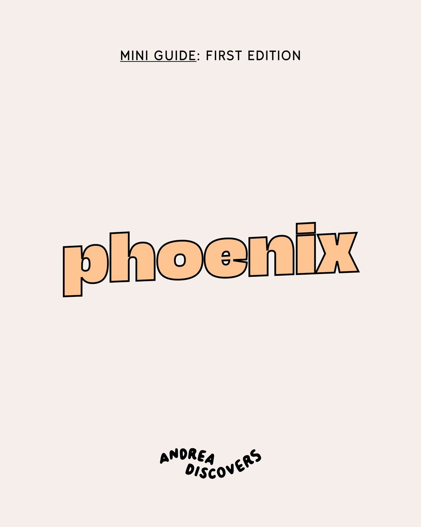 Cooler than you&rsquo;d think.

Growing up in Tucson, Phoenix was never really on my radar. When I did visit, it felt like endless beige buildings and everything was just&hellip; spread out. After living abroad and in Chicago, I used to say, &ldquo;I