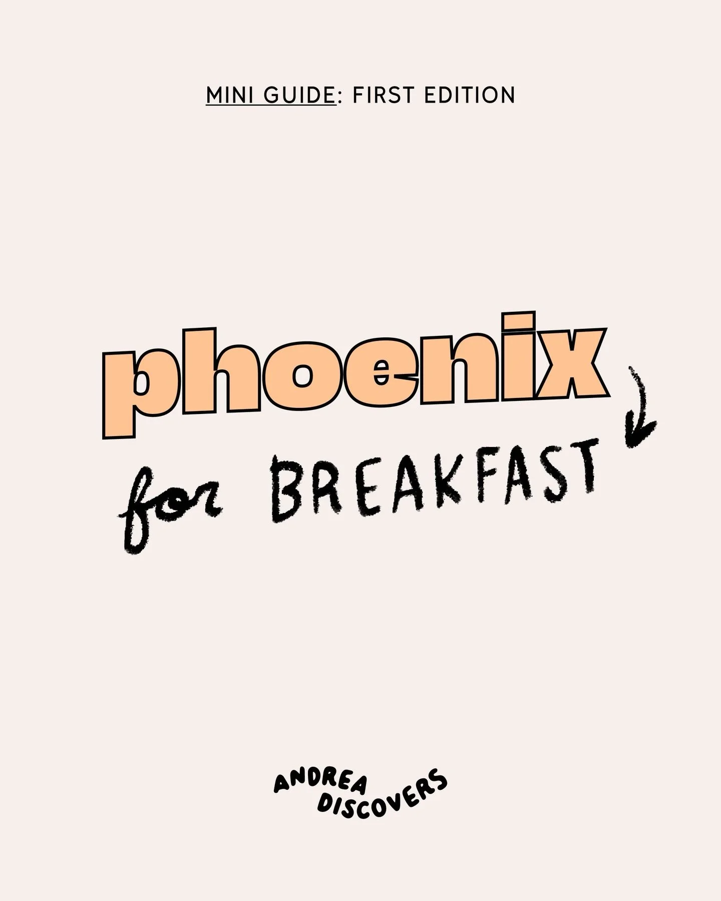 Phoenix mornings are getting better and better ☀️☕️

So many new breakfast spots have been opening lately, and I wanted to share a list of places that are delicious, thoughtful, and worth waking up for. Beautiful spaces, strong concepts, and each one