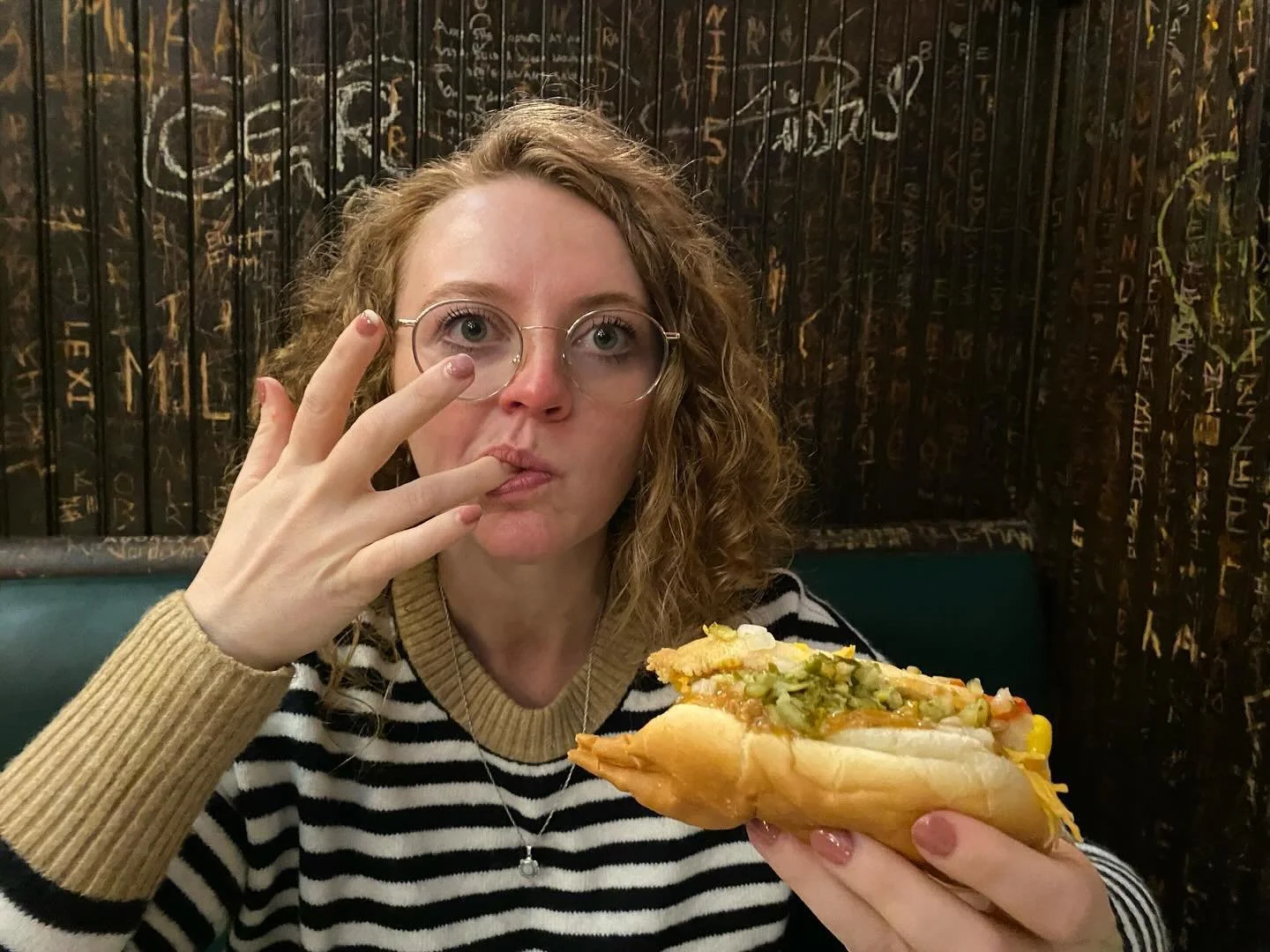 If the storied hotdog joint offers cheez doodles, it&rsquo;s non-optional you put those doodles on your dog 

Yes this was from my honeymoon obviously