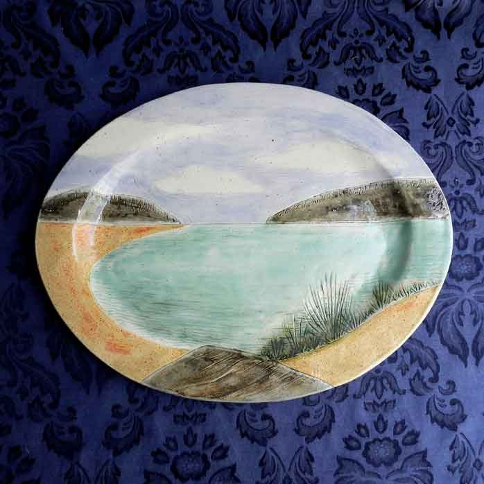 Large Summer Lake Platter