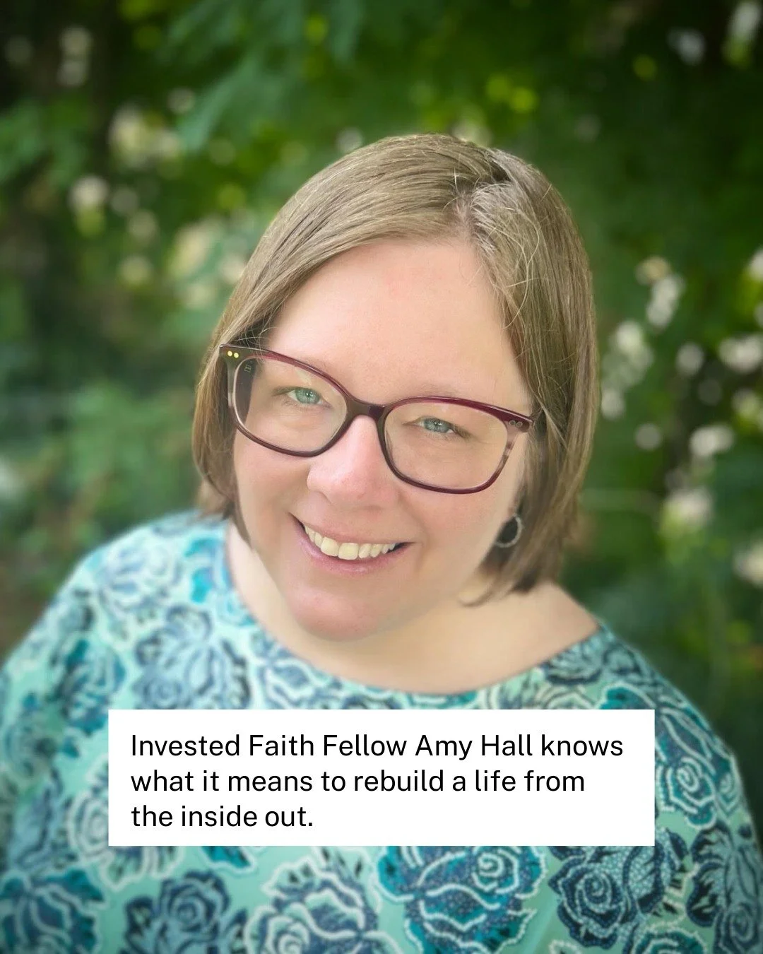 What happens when faith wounds instead of heals?

Invested Faith Fellow Rev. Amy Hall has lived that story. Out of her own experience of religious trauma, she birthed Shalom Creatives: A space where art, community, and spirituality come together to h