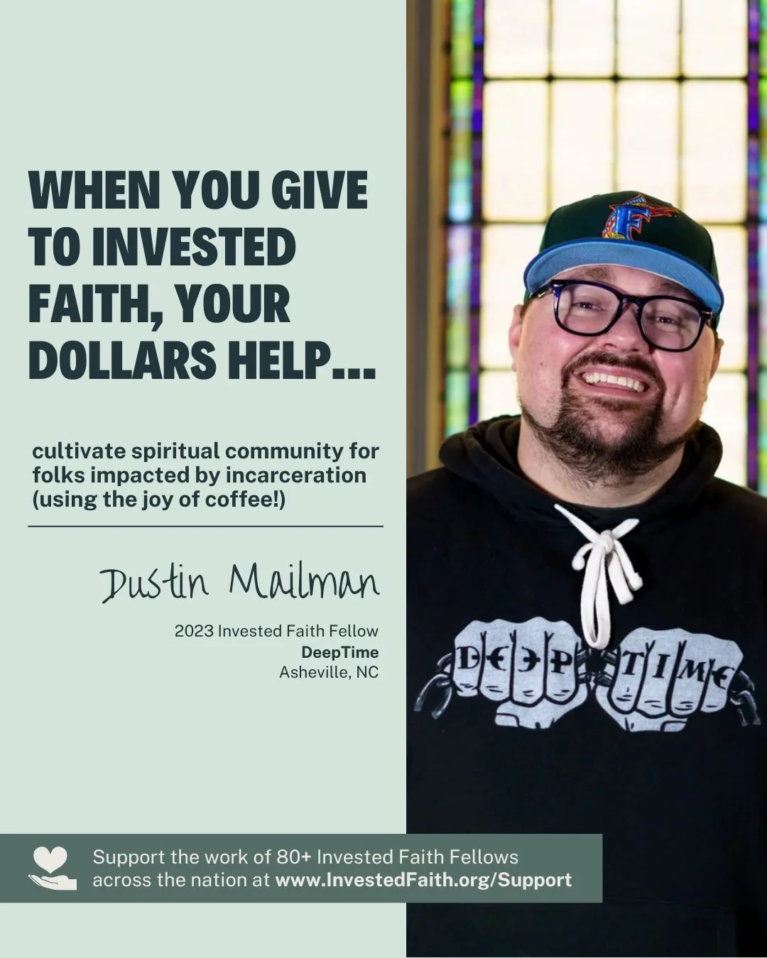 Our Fellows (like those featured here: Dustin Mailman of @deeptimeavl, Starlet Joao of @simplylocalhawaii, and Moy Mendez of The Hope Center!) see opportunity where others see hopelessness and are breathing new life into their communities in divine a