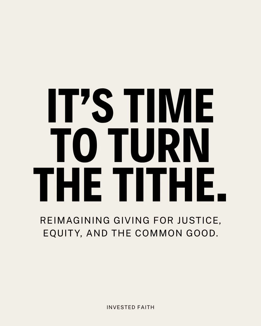 'Tis the season to put that faith into action ✨

How are you modeling that in your church?

Invested Faith helps take the guesswork and uncertainty out of the process of "tithing your tithe". When you give to Invested Faith, your funds will