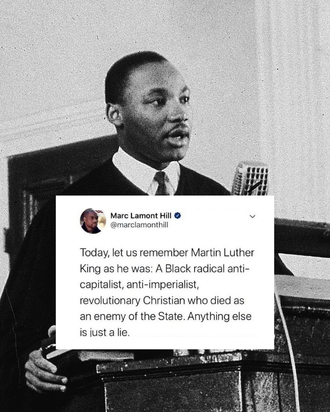 If you're quoting Dr. King today, are you living his message of faith, justice, and resistance the other 364 days of the year? 

To live in alignment with Dr. Martin Luther King Jr.'s mission and message is to work toward a future of #FaithAndJustice