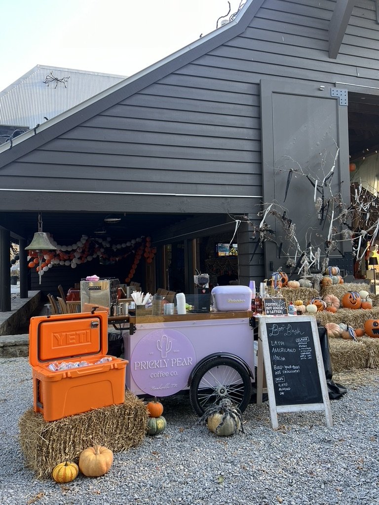 fall coffee cart catering