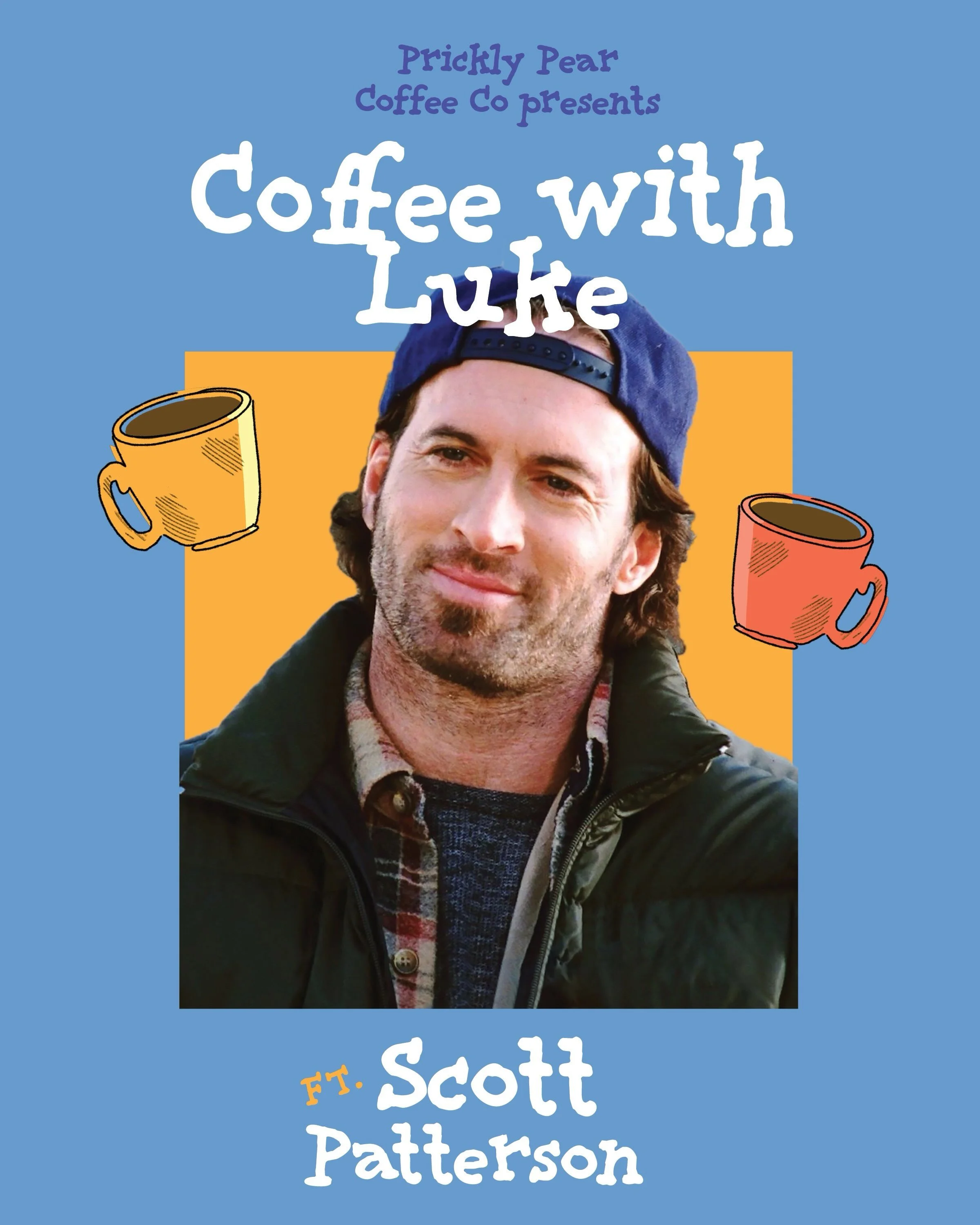 Spend the weekend with Scott Patterson in Stars Hollow ⭐️🍂

Scott Patterson is doing a PPCC takeover, turning our coffee lounge into Luke&rsquo;s diner &amp; creating an intimate, immersive experience for Gilmore Girls&rsquo; biggest fans. 

Tickets