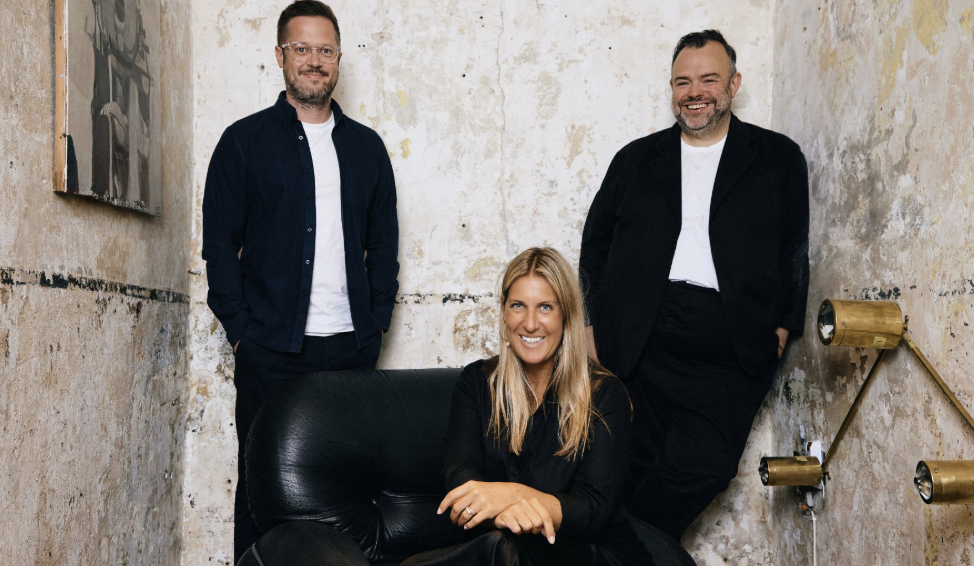 Rick Brim, Martin Beverley and Polly McMorrow on their new venture