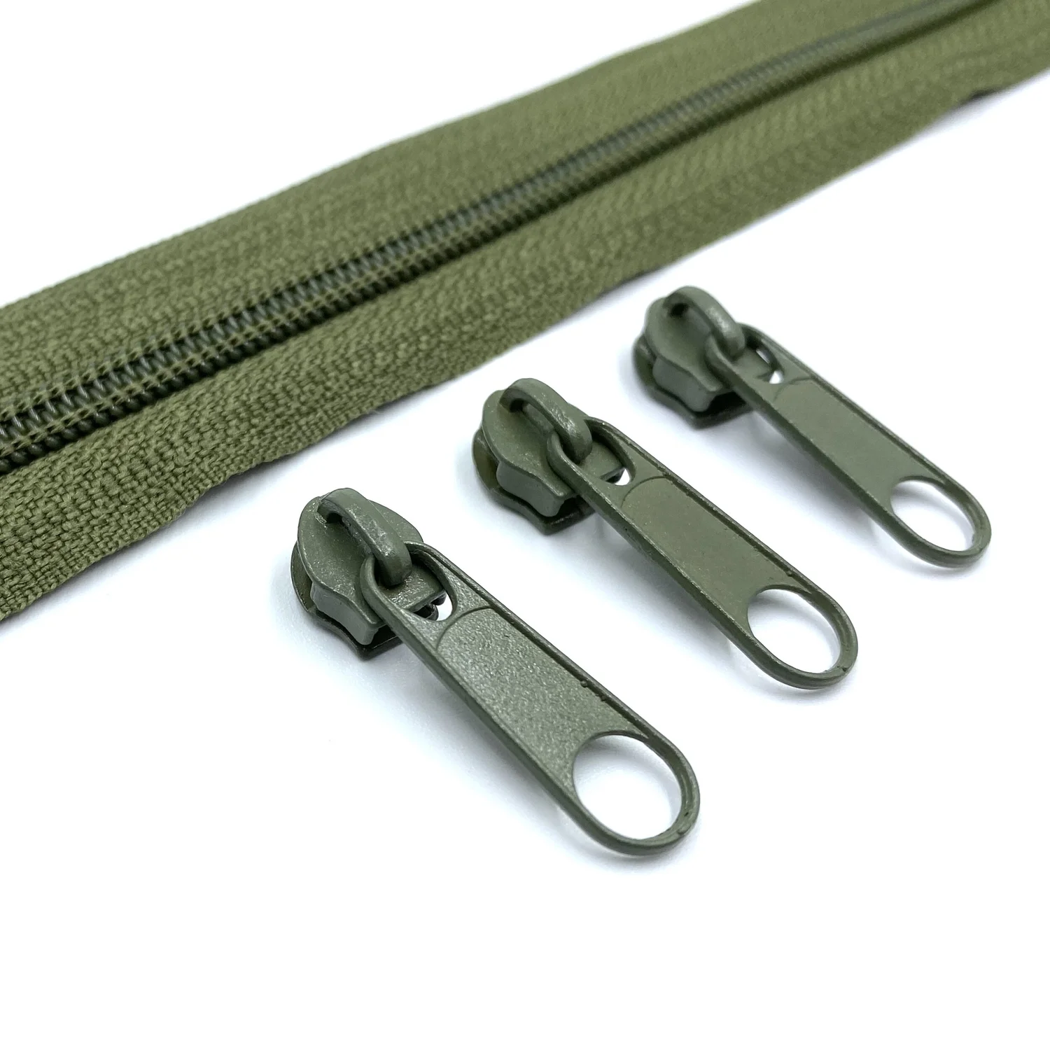 Continuous Zipper Tape with Gun Teeth Nylon Bag Making Supplies