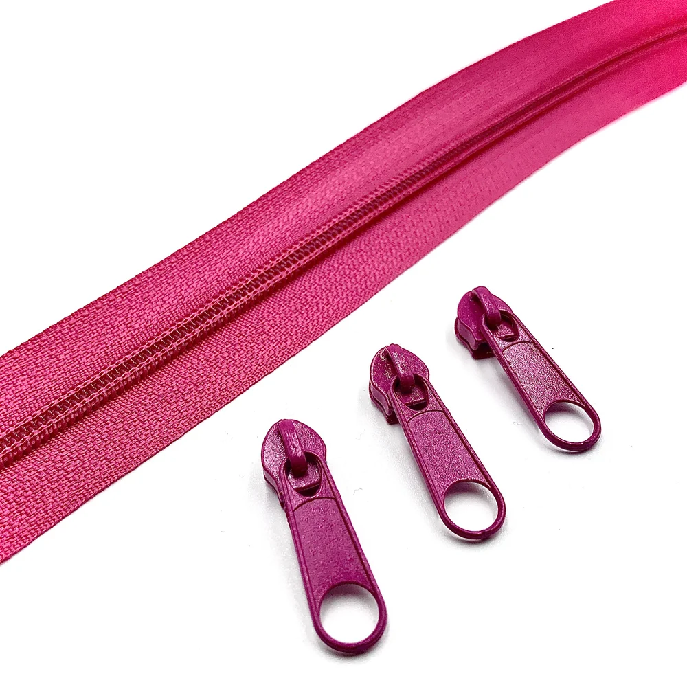 Continuous Zipper Tape with Gun Teeth Nylon Bag Making Supplies