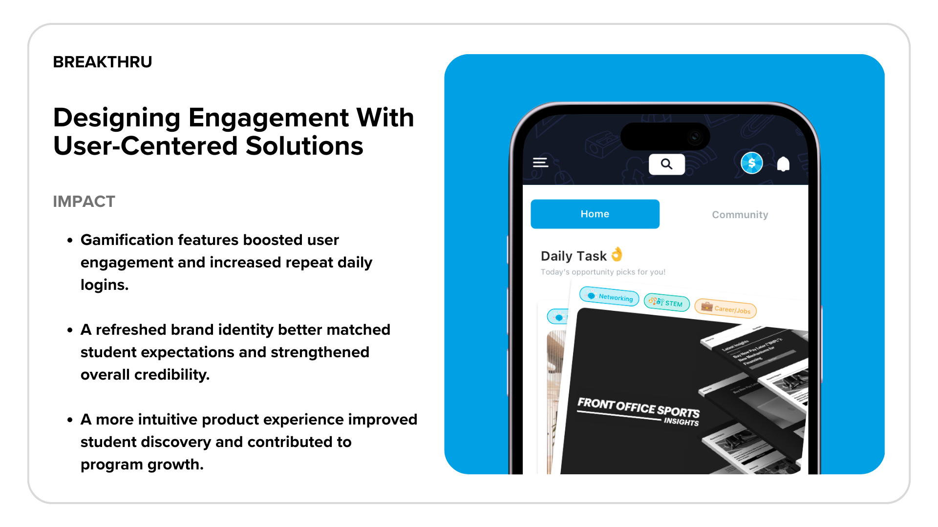 BREAKTHRU: DESIGNING ENGAGEMENT