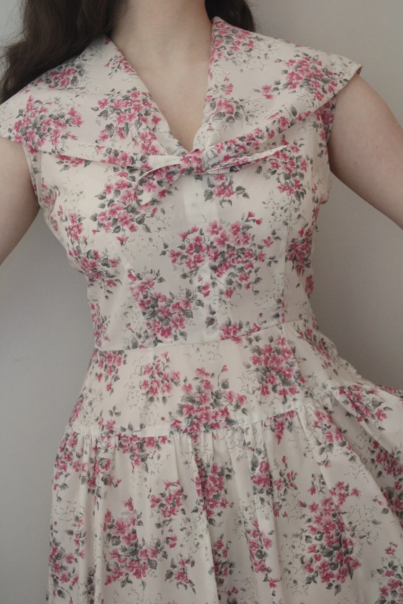 1950s Floral Dress