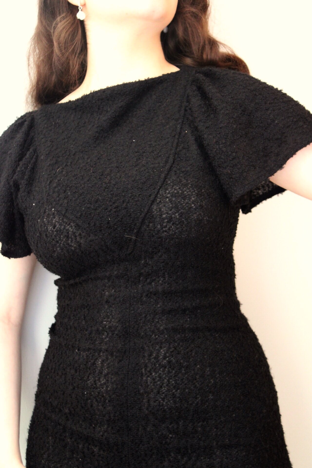 1960s Black Dress