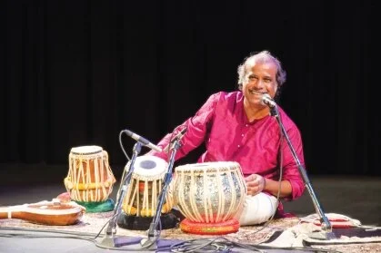 Tabla virtuoso Ritesh Das holds the stage