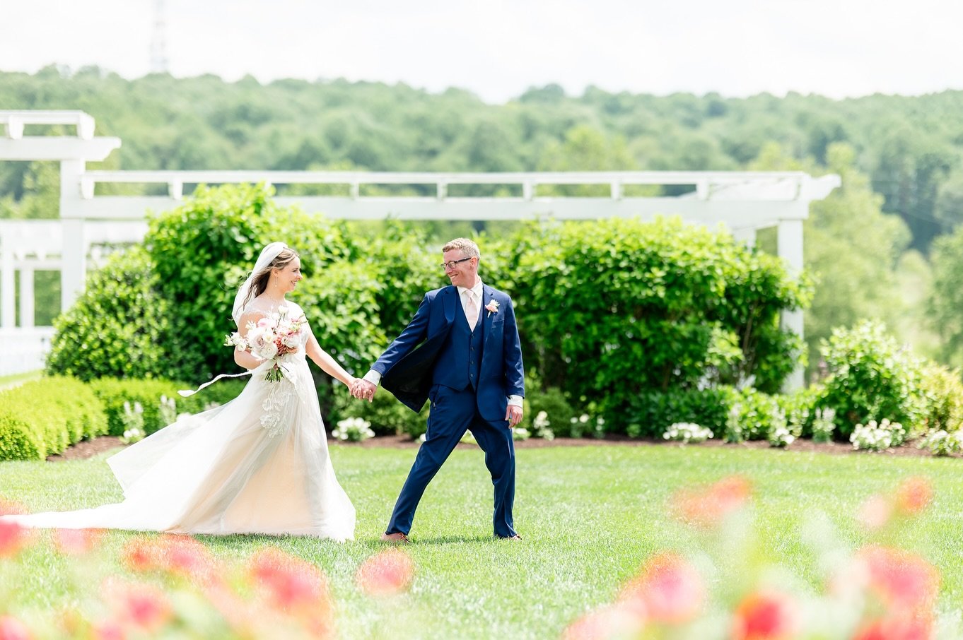 The vendor team huddled in the lower level of The Barn at Stoneybrooke at 3:30, speaking in hushed tones. Each of us checked our phones on various weather apps, trying to determine the best course of action for Colleen and Ian&rsquo;s wedding ceremon