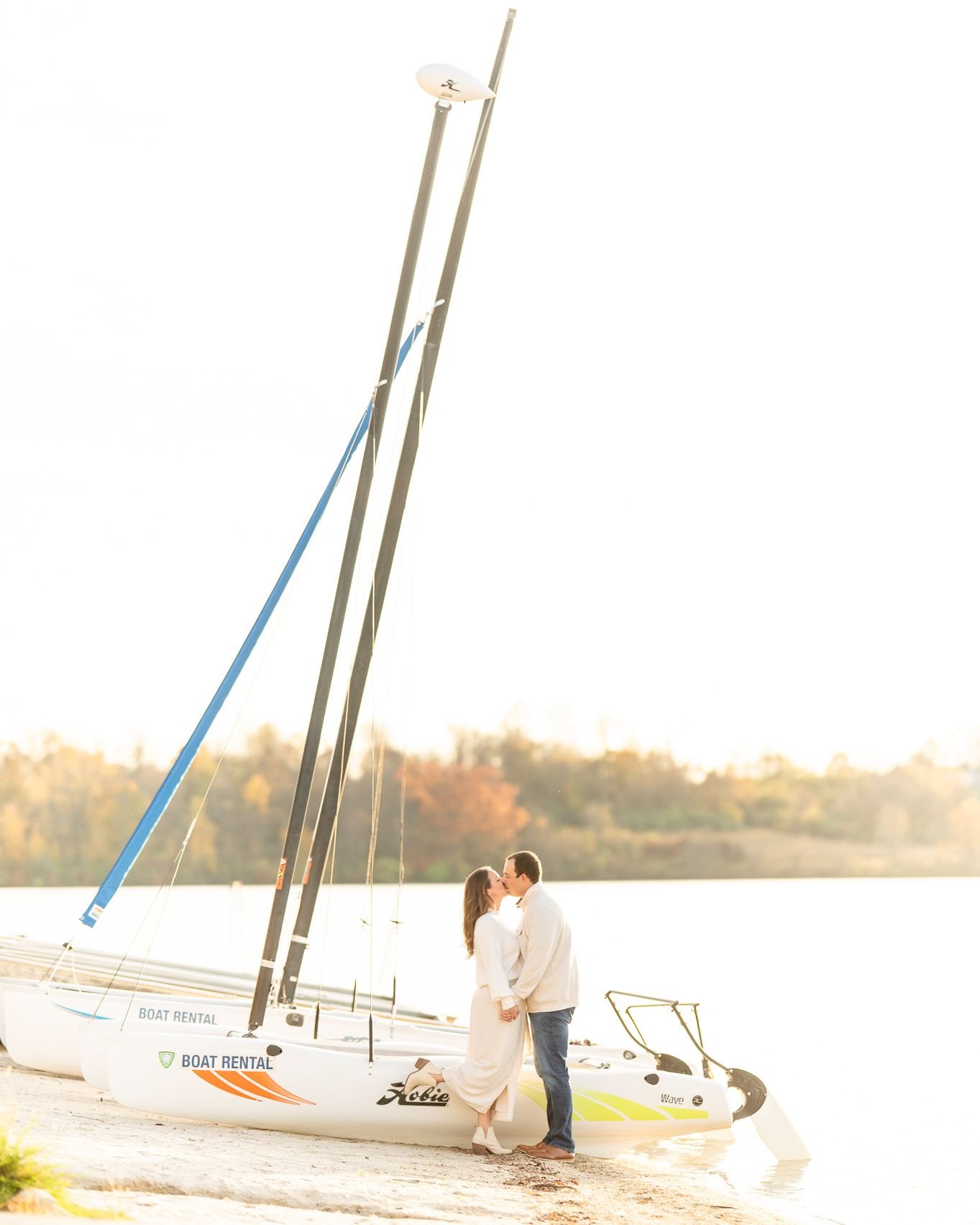 With Derrick in step beside her, carrying &ldquo;all the things&rdquo; after we finished up the pizza and wine-themed part of Lisa and Derrick&rsquo;s engagement session at Marsh Creek State Park on Saturday, Lisa shared a sweet piece of her story. S