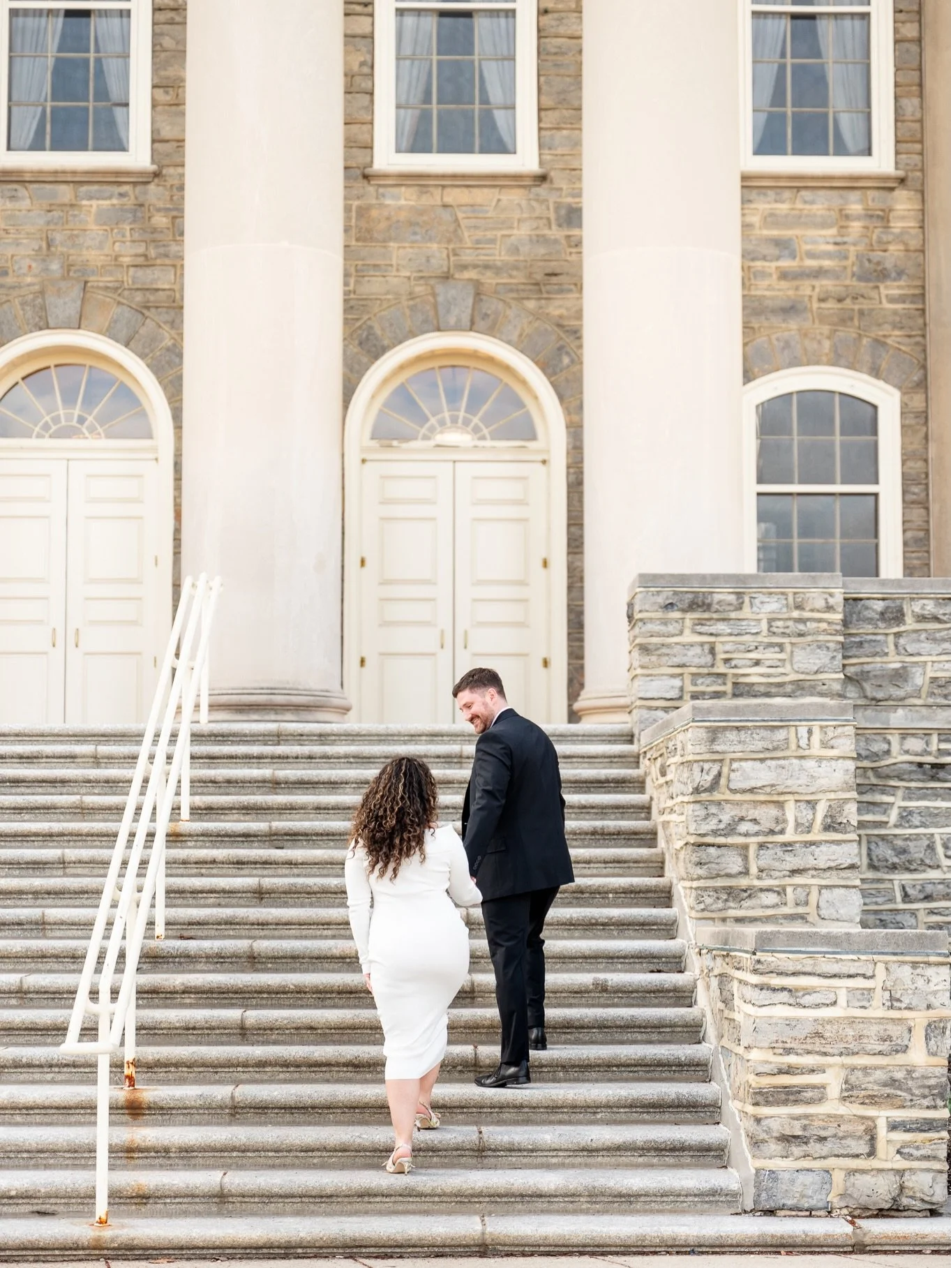 Gina and Alex&rsquo;s engagement session in State College yesterday was special on so many levels. I can&rsquo;t wait to share more! Be sure to follow along for more Penn Sate love!💙🤍💙🤍