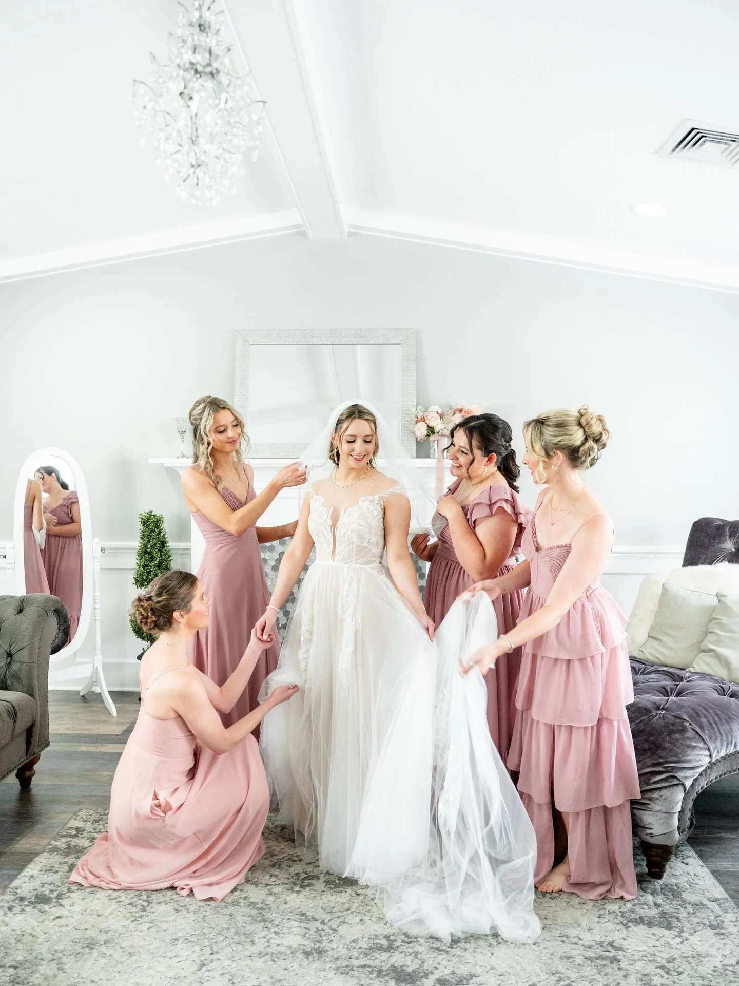Life is better in pink! 🌸

Colleen + Ian&rsquo;s Vendor Team on IG 
Venue + Coordination | @thebarnatstoneybrooke
Photography | @meganhofferphotography
Florist | @flora_fixations
Signs | @zazzle
DJ | @djmastproductions
Hair + Makeup | @daneenejensen
