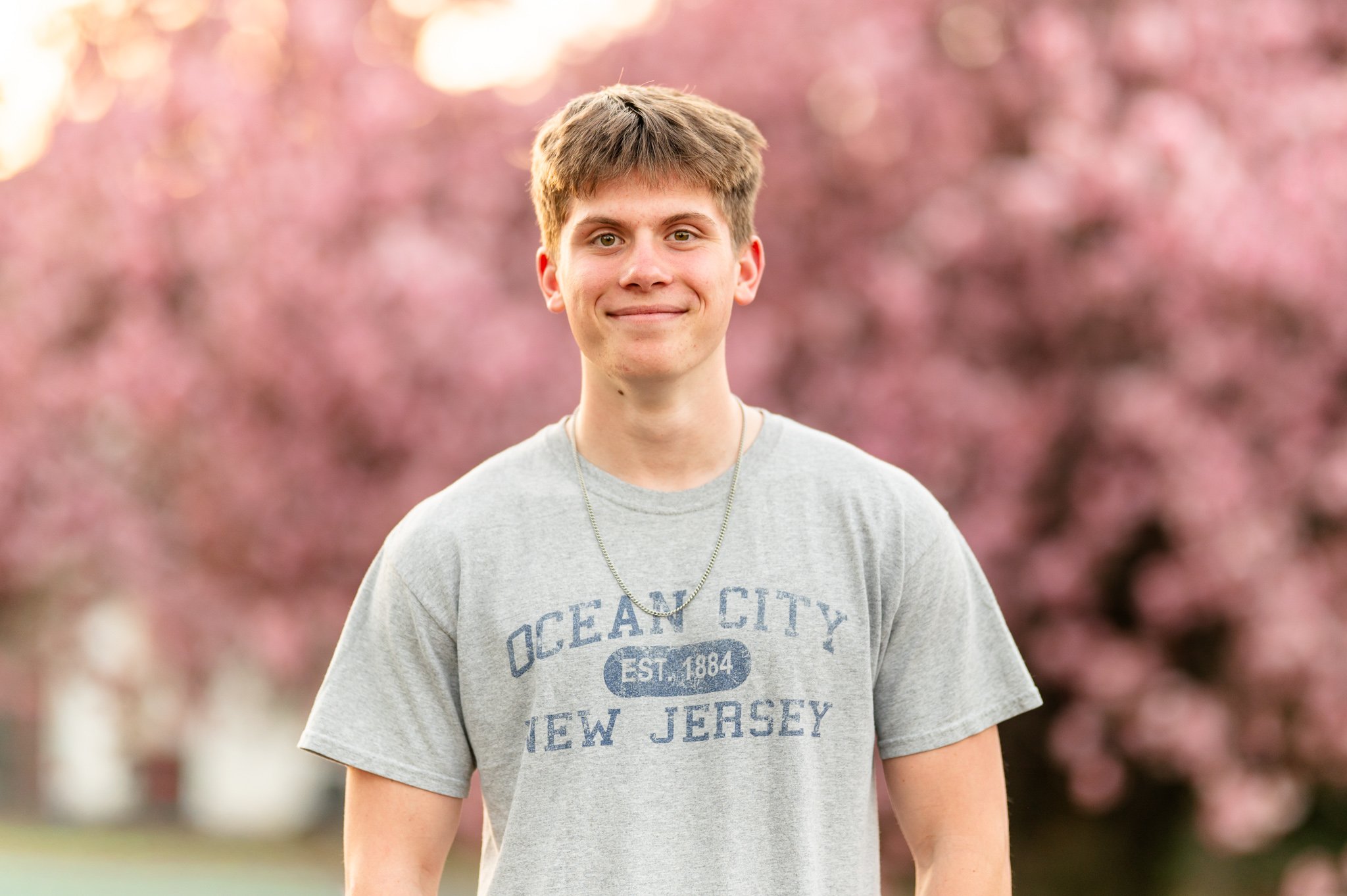 A Marietta, PA Senior Session in the Cherry Blossoms | Jackson | April 13, 2026