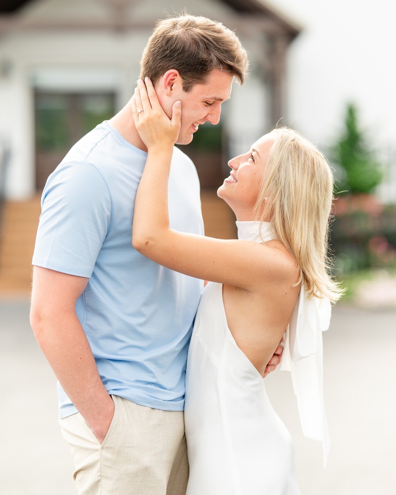 Tomorrow, I'll be back at this place with these two,  but this time, they're getting married!!! Help me celebrate them with a ❤️ in the comments. 🥰

I can't wait to work with their vendor team:
Photography | @meganhofferphotography
Venue | @thebarna