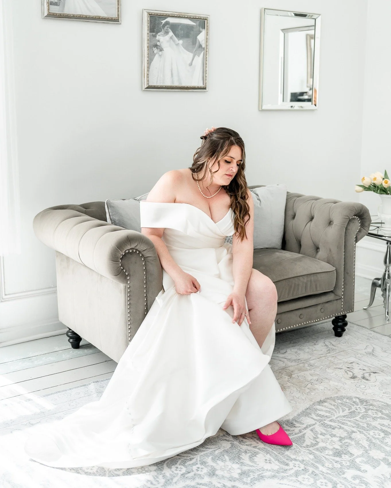 In the questionnaire I send out to my couples before their wedding day, I ask about the wedding&rsquo;s color palette. I mainly want to know, but I also want to make sure I don&rsquo;t wear anything that clashes with the wedding party&rsquo;s colors.