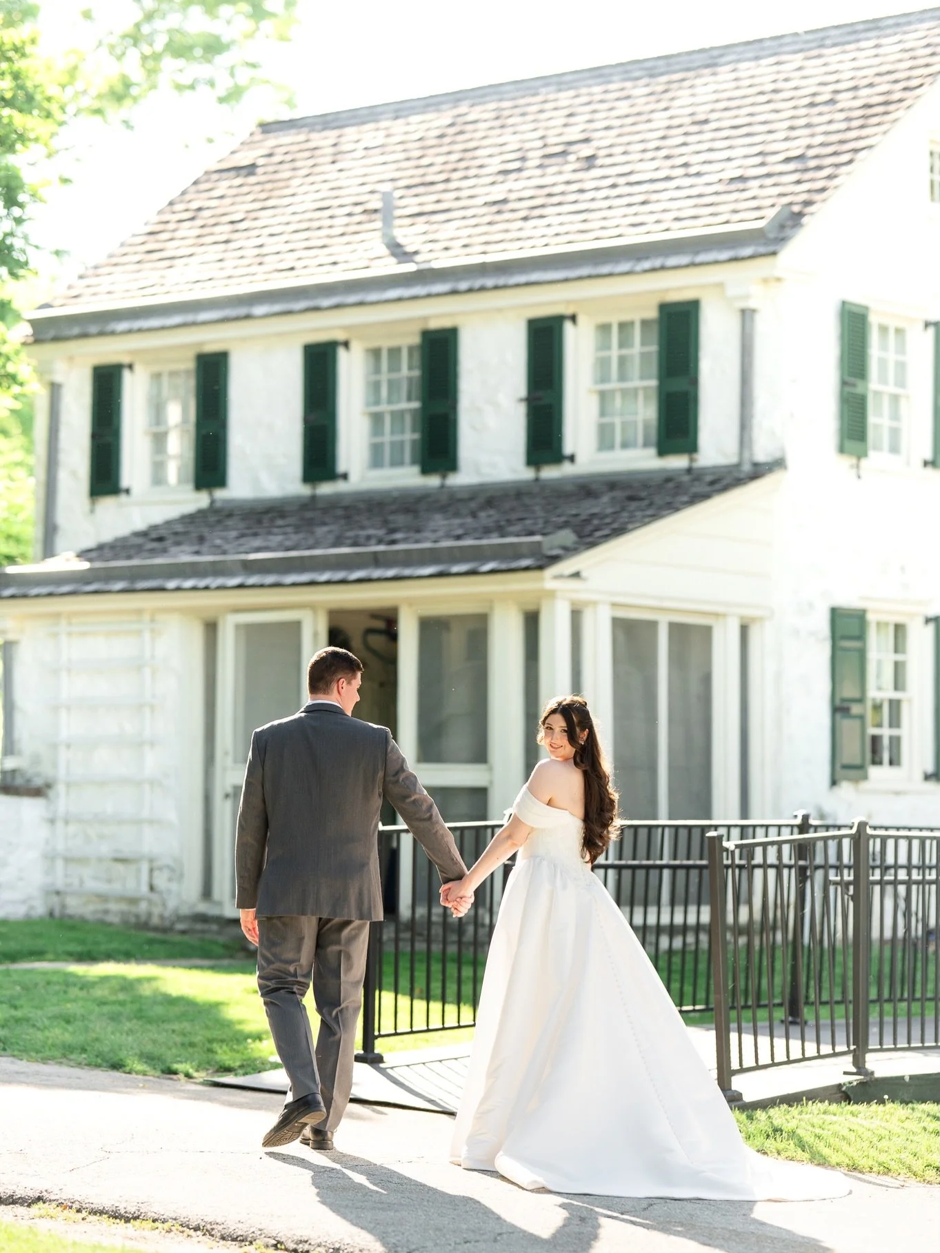 Brianna and Colin were married at @philanderchaseknoxestate yesterday in the presence of their closest family and friends. Help me congratulate them&mdash;drop a ❤️ in the comments! 
☀️
These photos would not be possible without Brianna and Colin&rsq