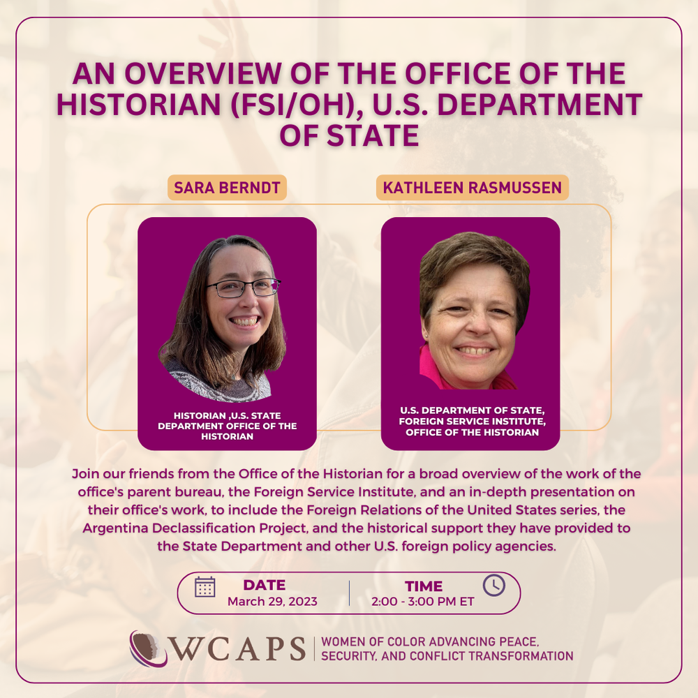 OFFICE OF THE HISTORIAN intelligence overview