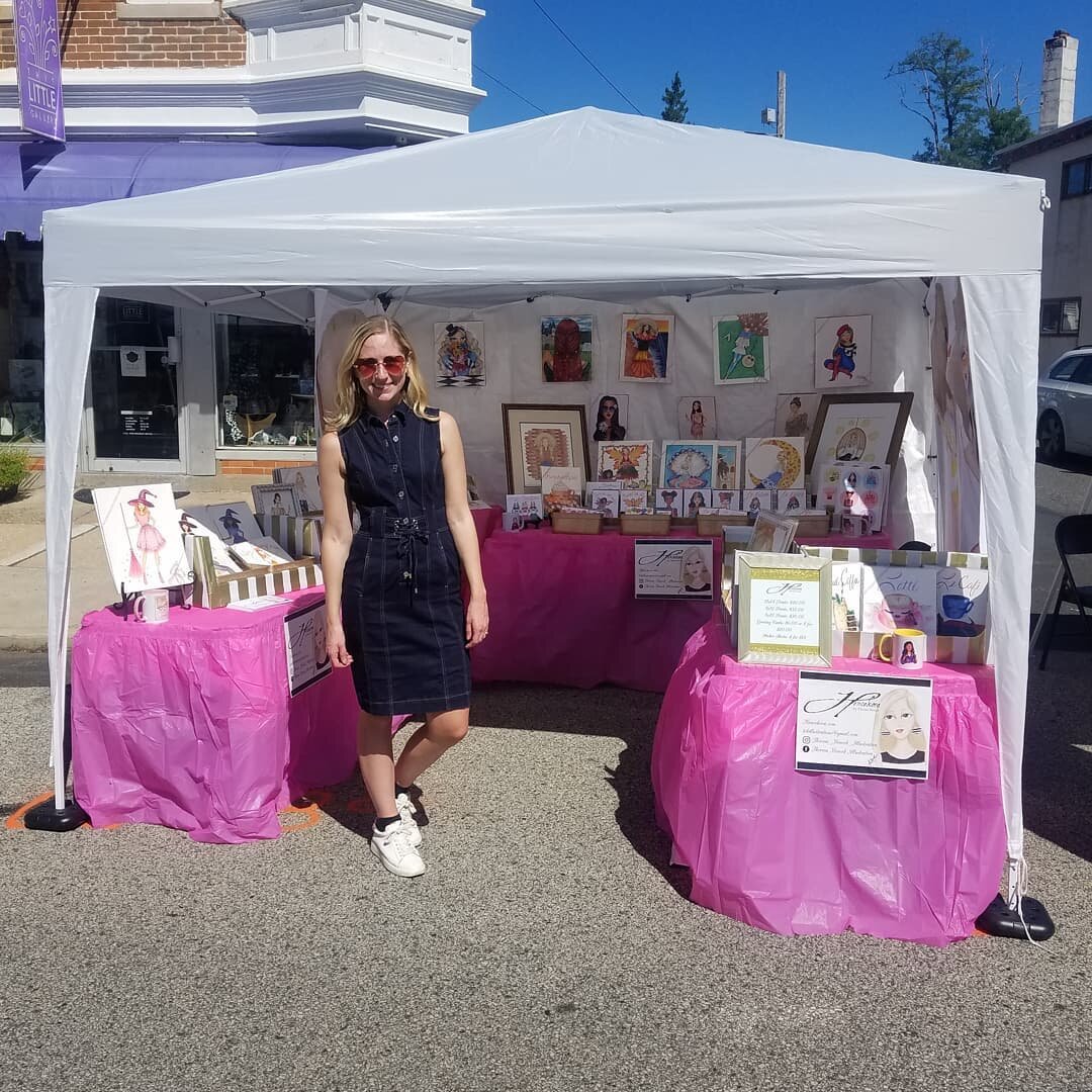 All set up for Jenkintown festival of the arts!  Come visit my booth on West ave from 1 to 6pm!  @jenkintownfest
.
.
.
.
#fashionillustration #fashionillustrator #fashionartist #artist #artistsoninstagram #fashionista #illustration #illustrator #fash