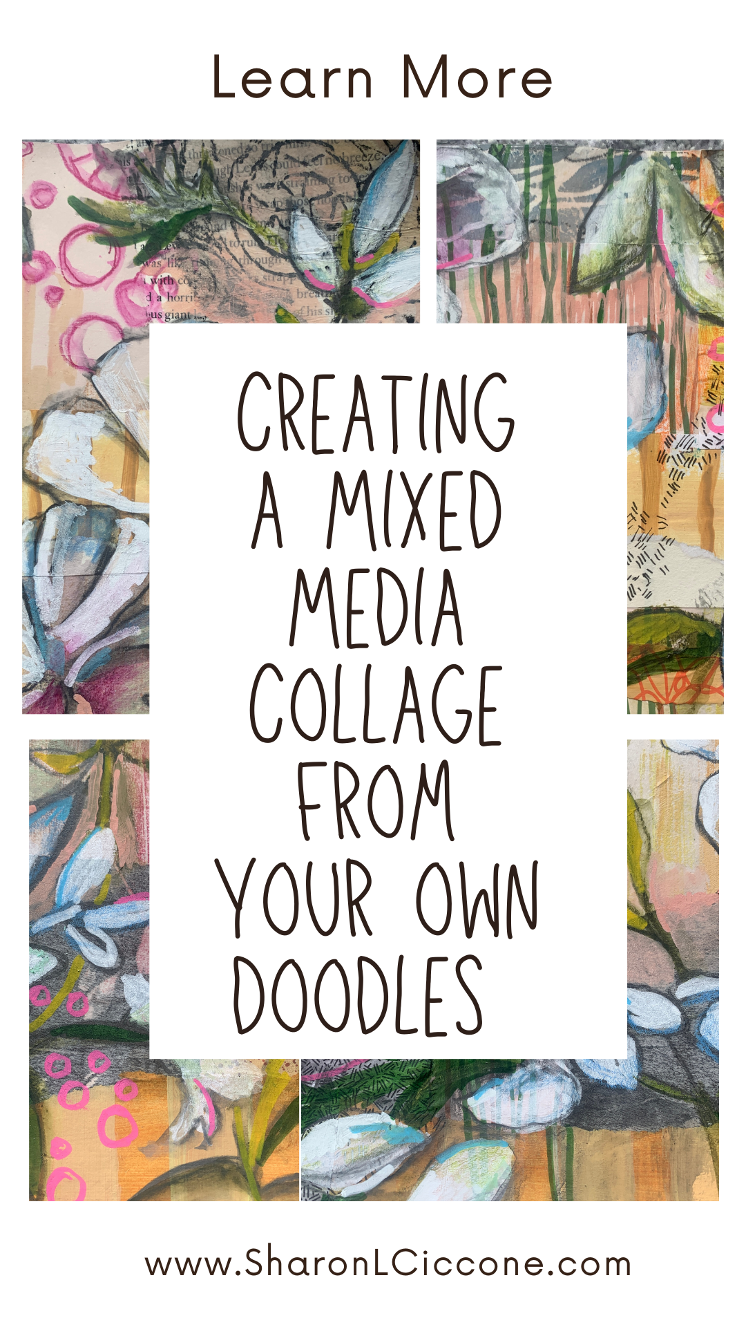 Creating a Mixed Media Collage from Your Own Doodles