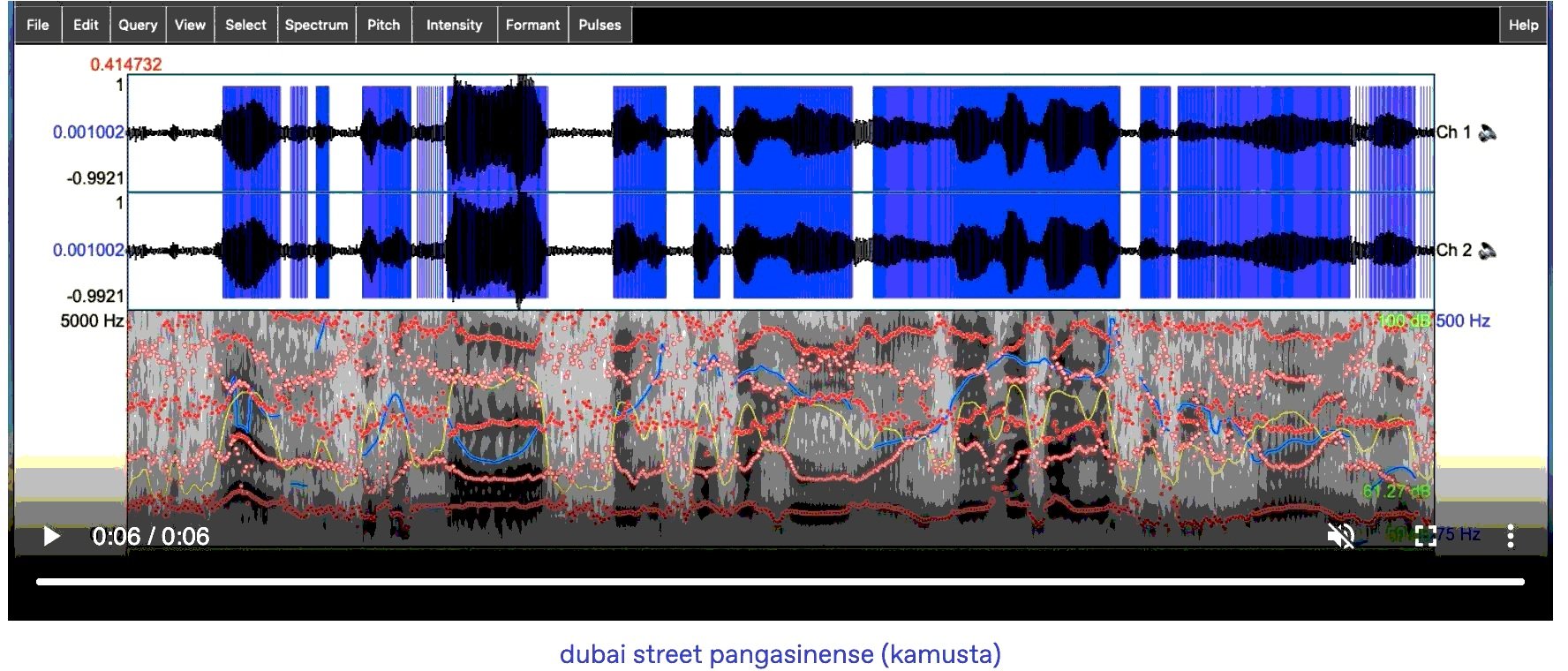 Spectrograms from Ambient Mom Tumblr