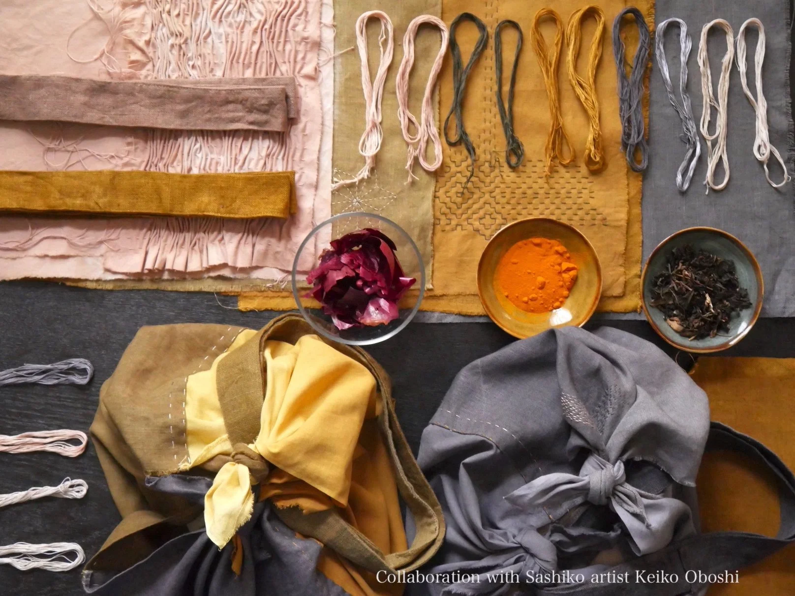 Kusaki-zome Naturfärben & Sashiko Sticken Workshop 1のコピー.JPG
