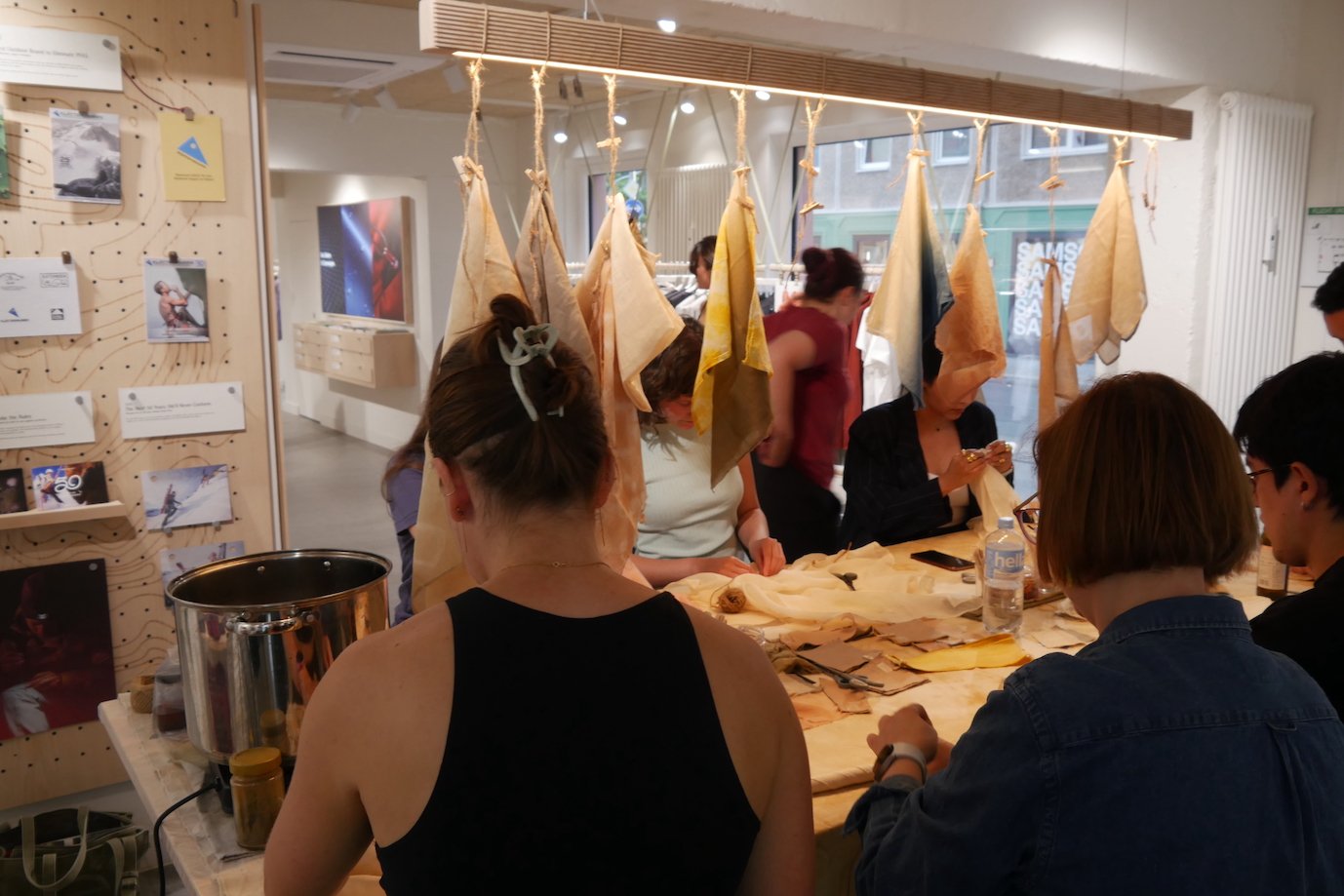 Klättermusen Berlin Natural dye workshop July 14 2026