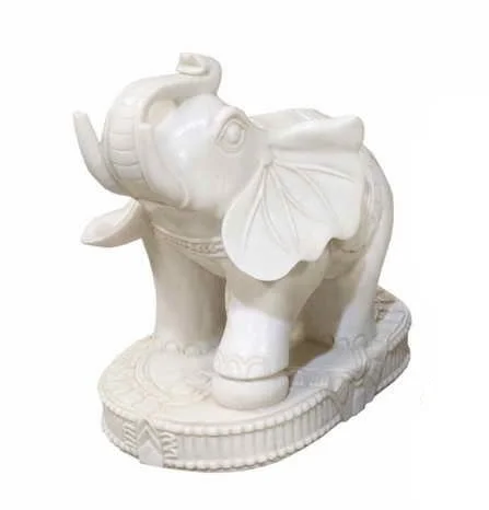 ELEFANTE DE MARMOL 62X39X64CM.