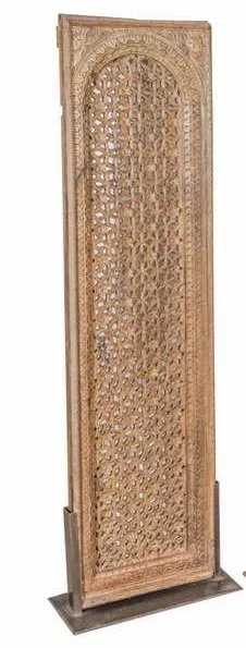 PANEL DE MADERA C/BASE DE METAL 64X30X202