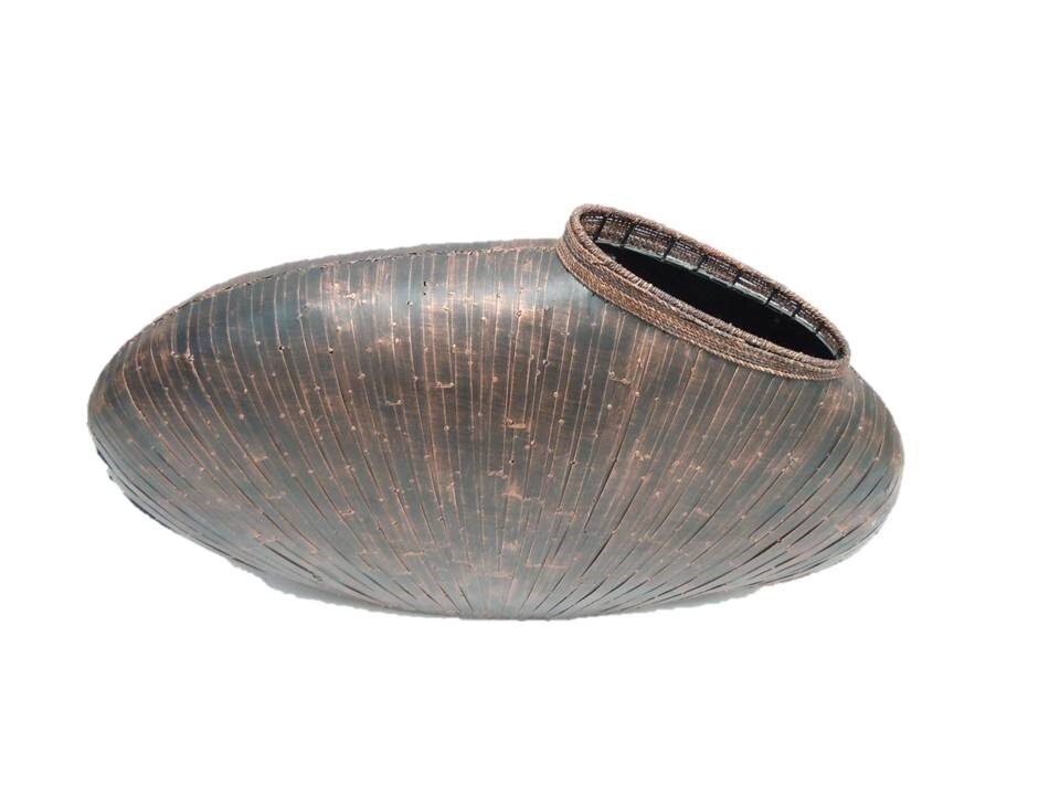 FLORERO DE METAL C/ABACA 91X26X53CM VY10061L