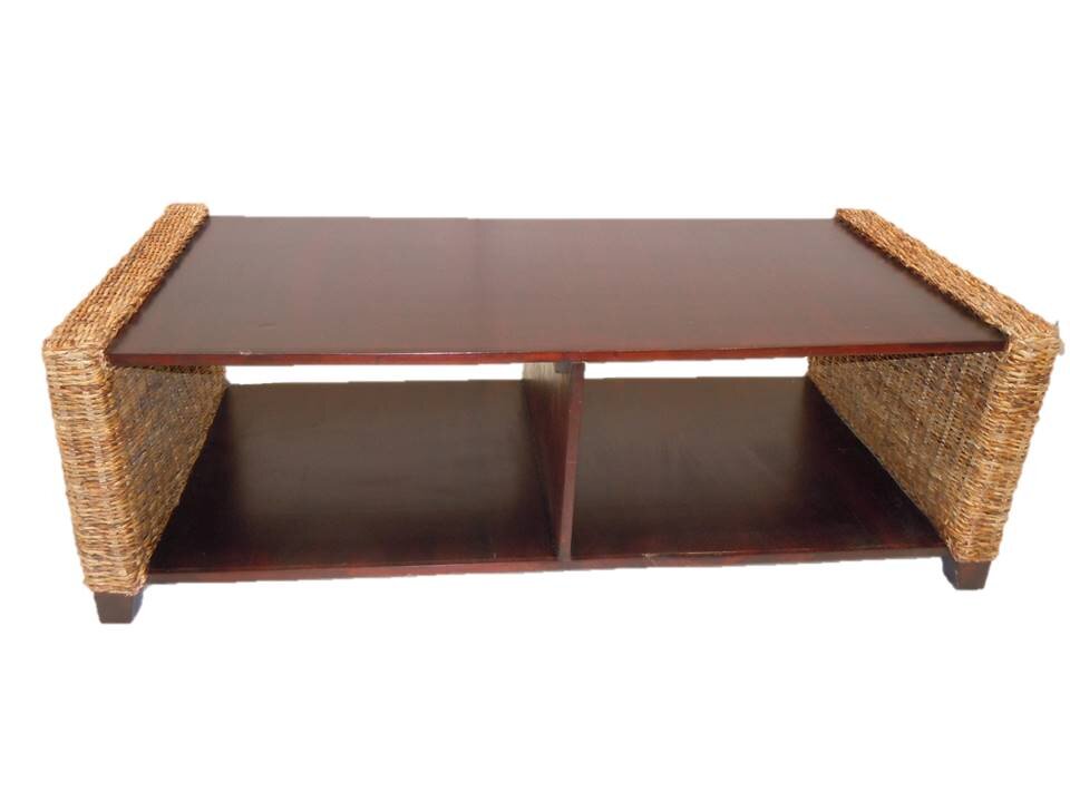 MESITA DE HOJA DE PLÁTANO 60X115X30CM NC-183B