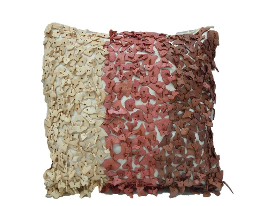 FUNDA DE COCO PARA COJÍN FRANJAS 40X40CM TP4555