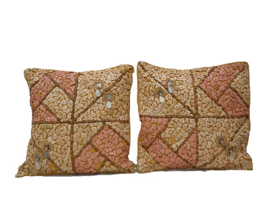 FUNDA DE COCO PARA COJÍN AMARILLO 40X40CM TP4553