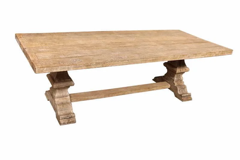 MESA DE MADERA 230X111X79CM.