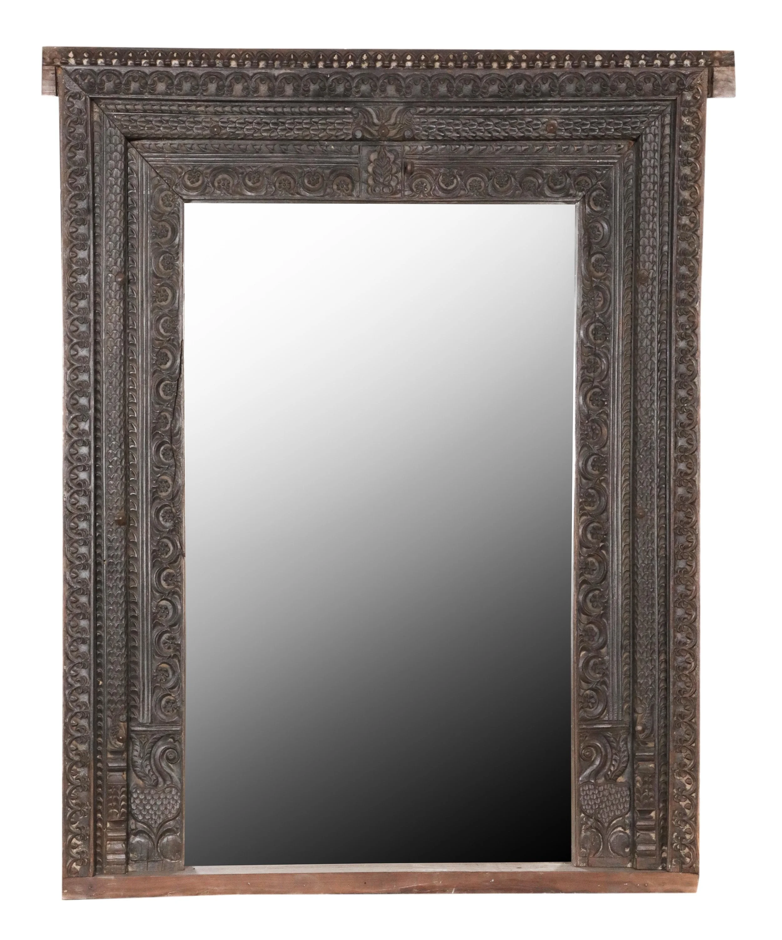 ESPEJO CON MARCO DE MADERA 164X15X210