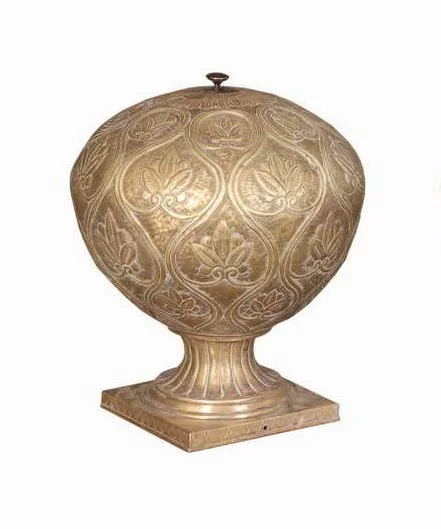 BOLA DE BRONCE 46X46X54CM.