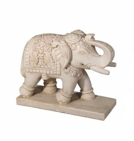 ELEFANTE DE MARMOL 24X62X55CM.