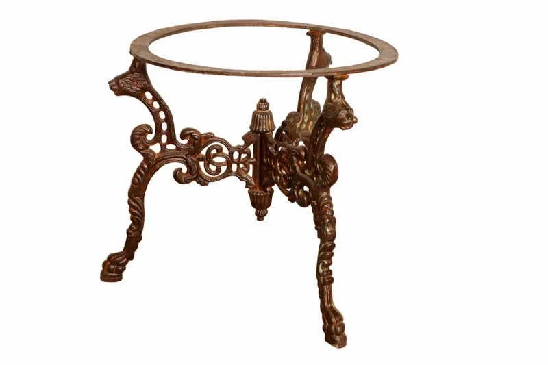 BASE DE METAL PARA MESA 74X74X71CM.