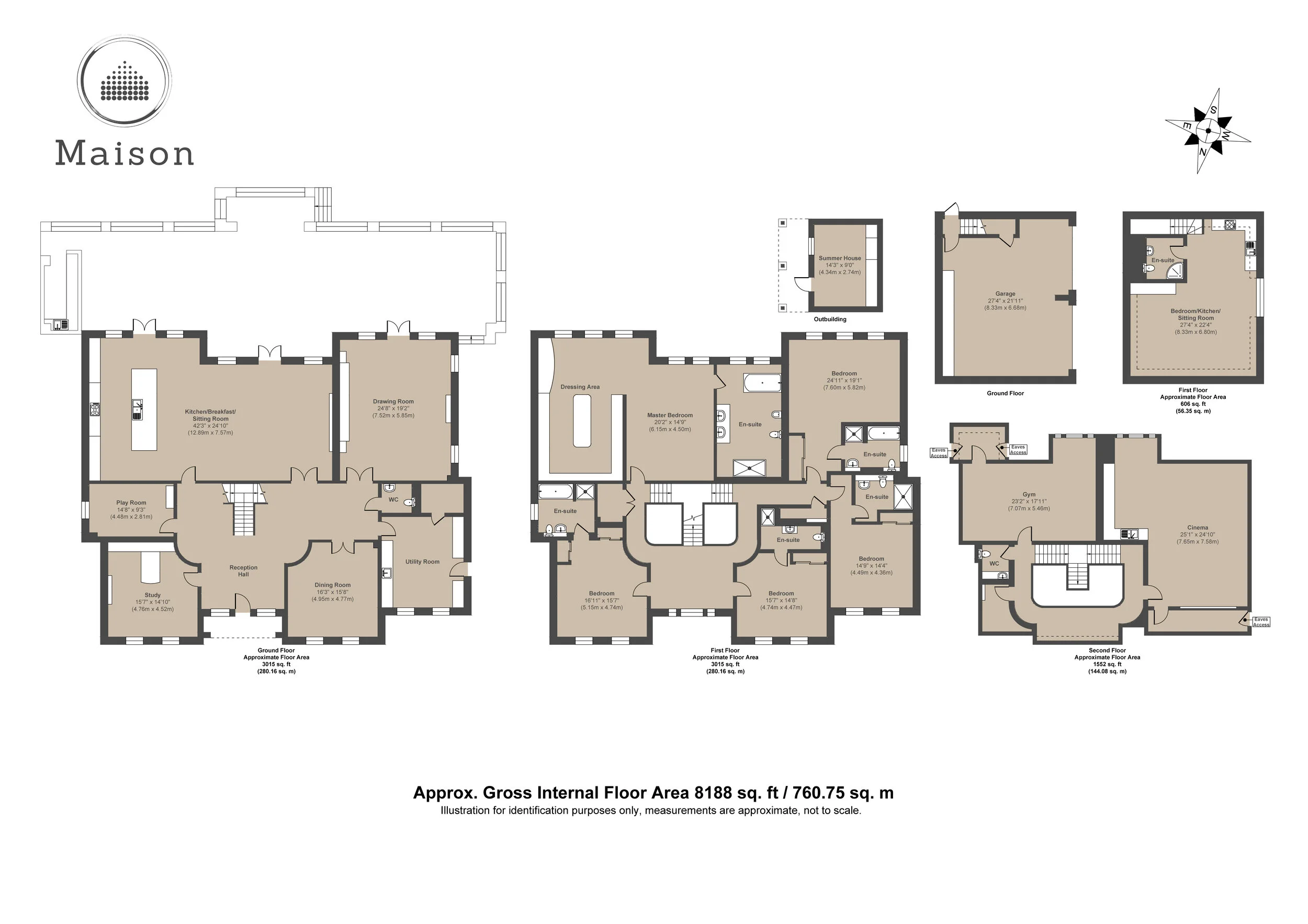 6 Bedroom Property for Sale, Otford, Kent Maison