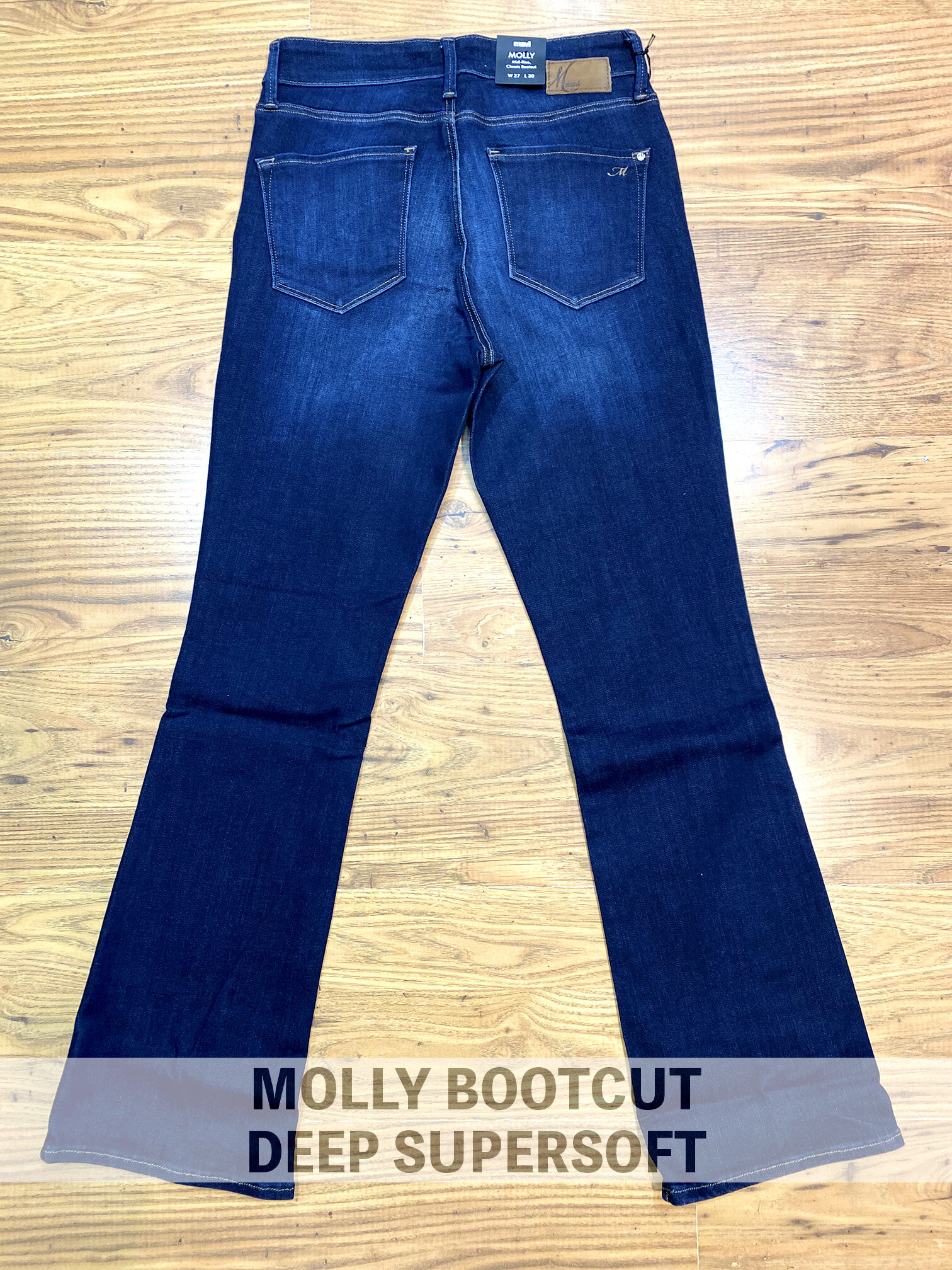 Mavi Jeans Molly Midrise Bootcut in Deep Supersoft Dark Blue