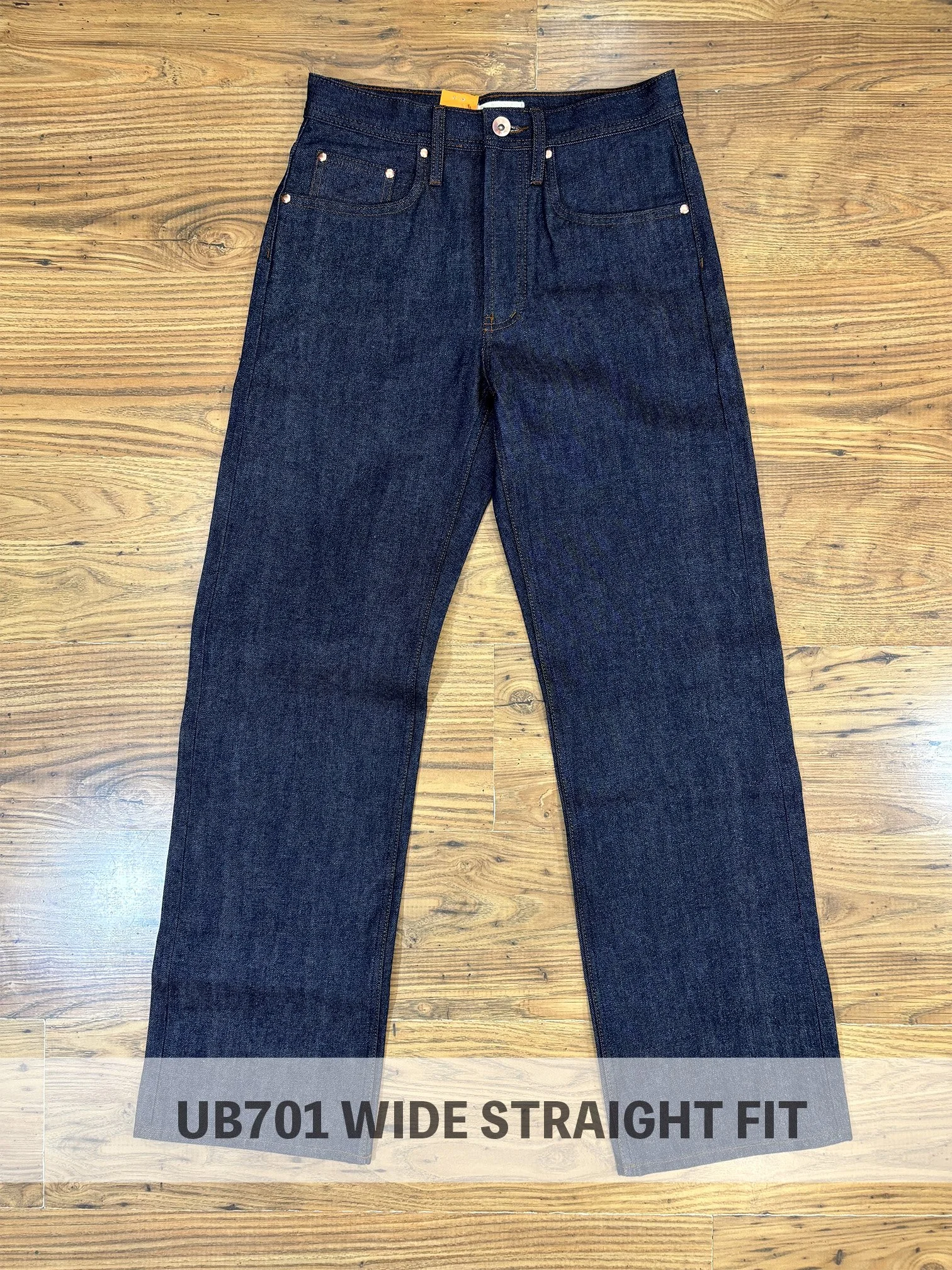 UB701 Wide Fit 14.5Oz Indigo Selvedge Denim