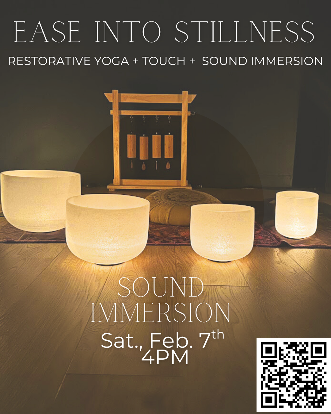 Ease Into Stillness | Restorative Yoga + Sound Immersion