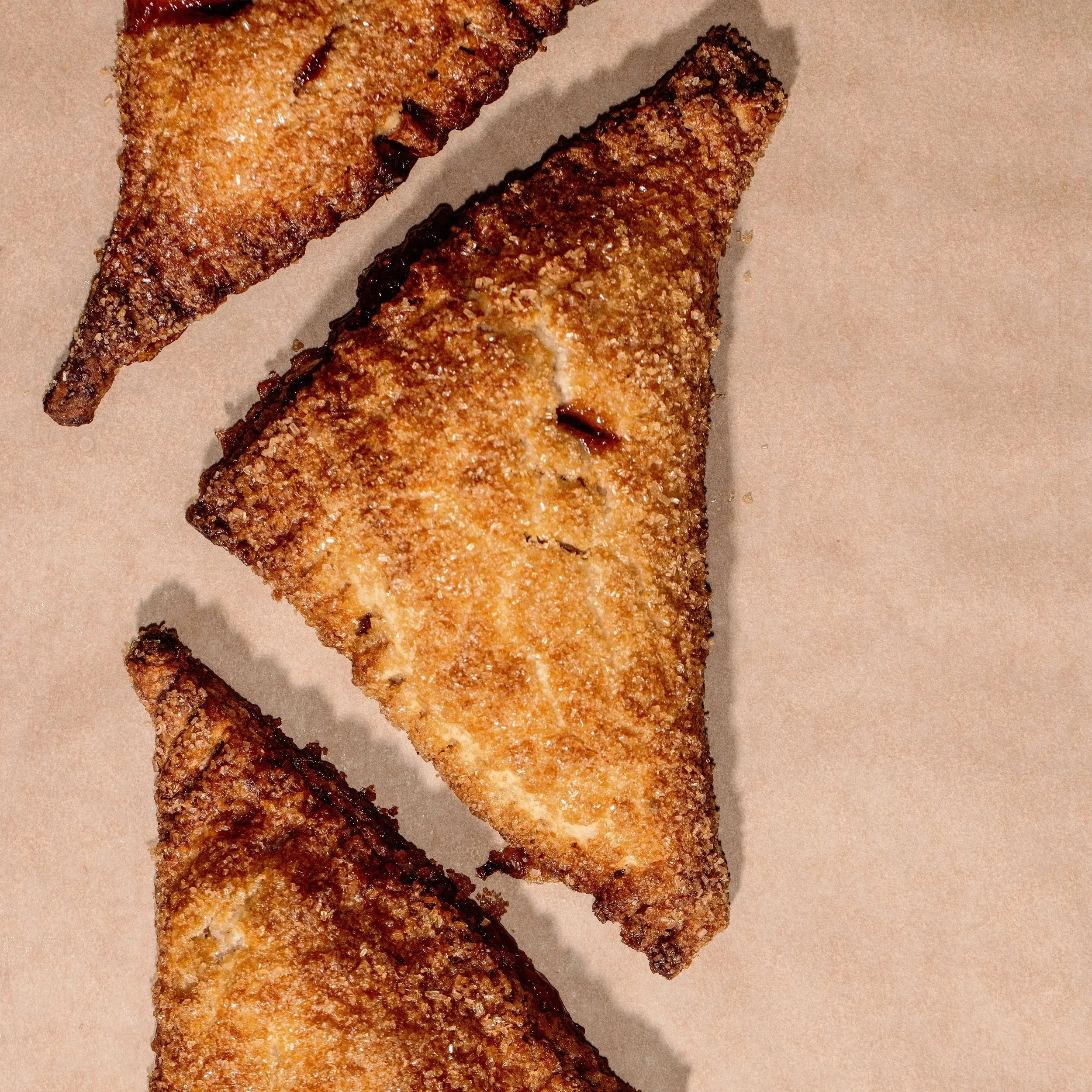 Roasted Irish Strawberries, Homemade Custard in a 100% Irish Wheat and Butter Pie Dough. (EVERYDAY)