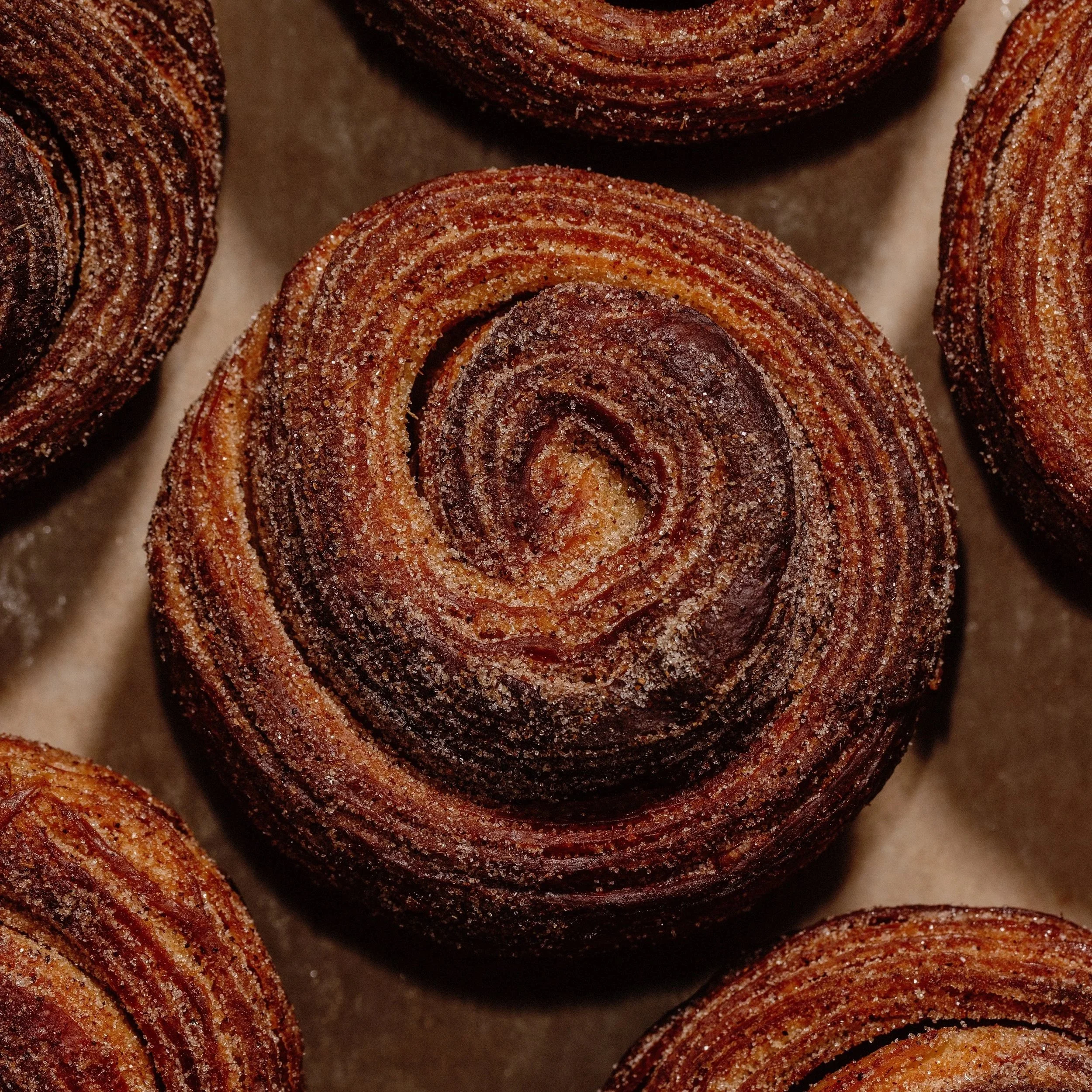 Morning Bun, made using 100% Irish butter croissant dough and coated in cinnamon and orange zest sugar. (EVERYDAY)